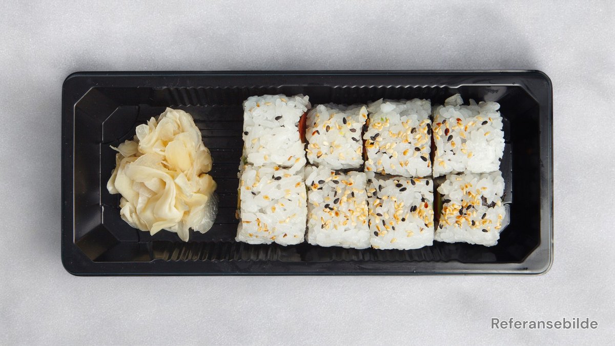 15. Grønnsaker Maki - 8 Biter – Lilly's Sushi & Wok