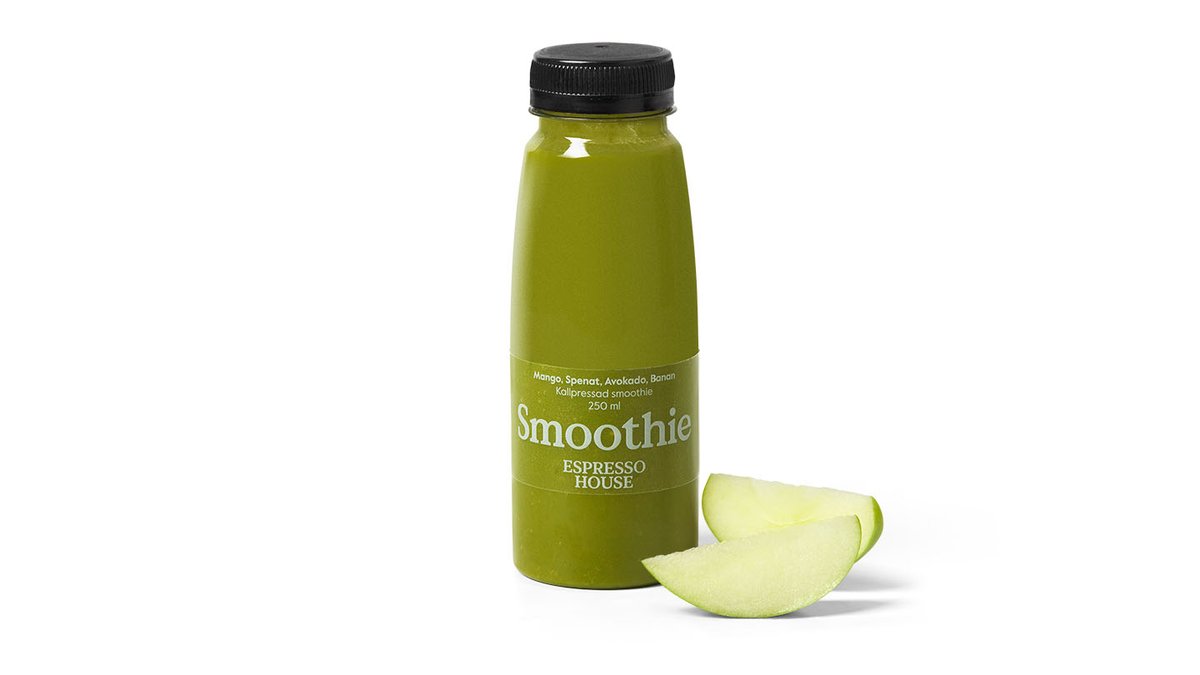 Smoothie Avokado & Äpple – Vår egen kallpressade smoothie med avokado, spenat, mango oc...