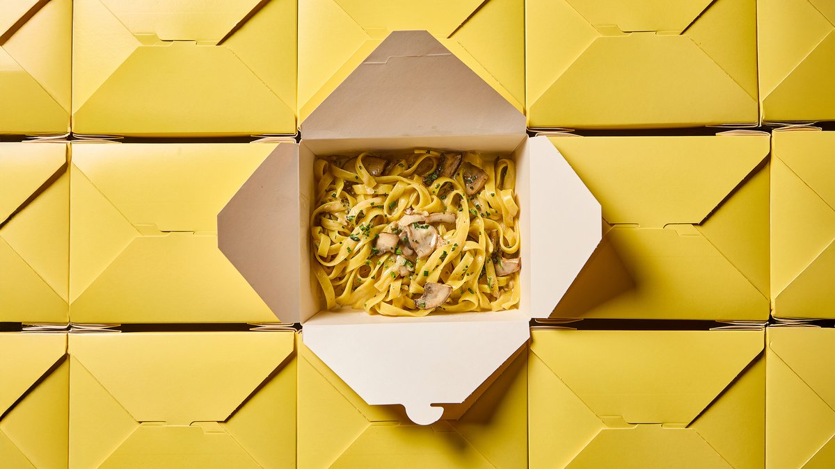 Mushroom & Parmesan Tagliatelle – Mixed mushrooms, onions, cream, parmesan, parsley