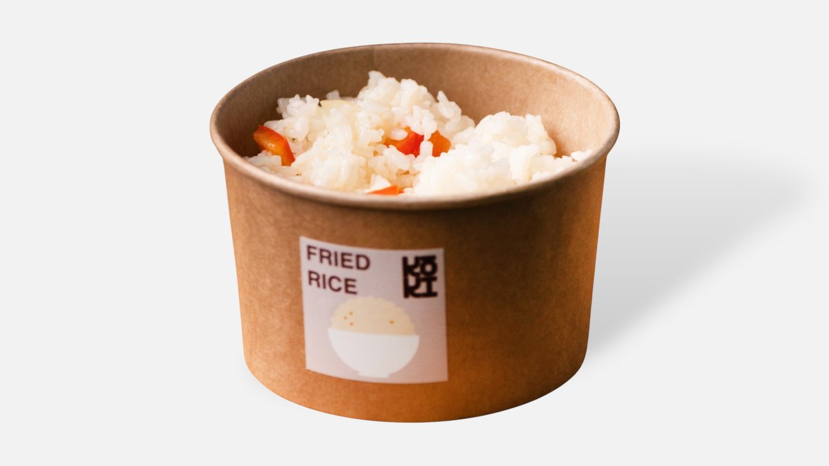 Fried rice – Steamed white rice lightly sautéed with onion and a touch of...