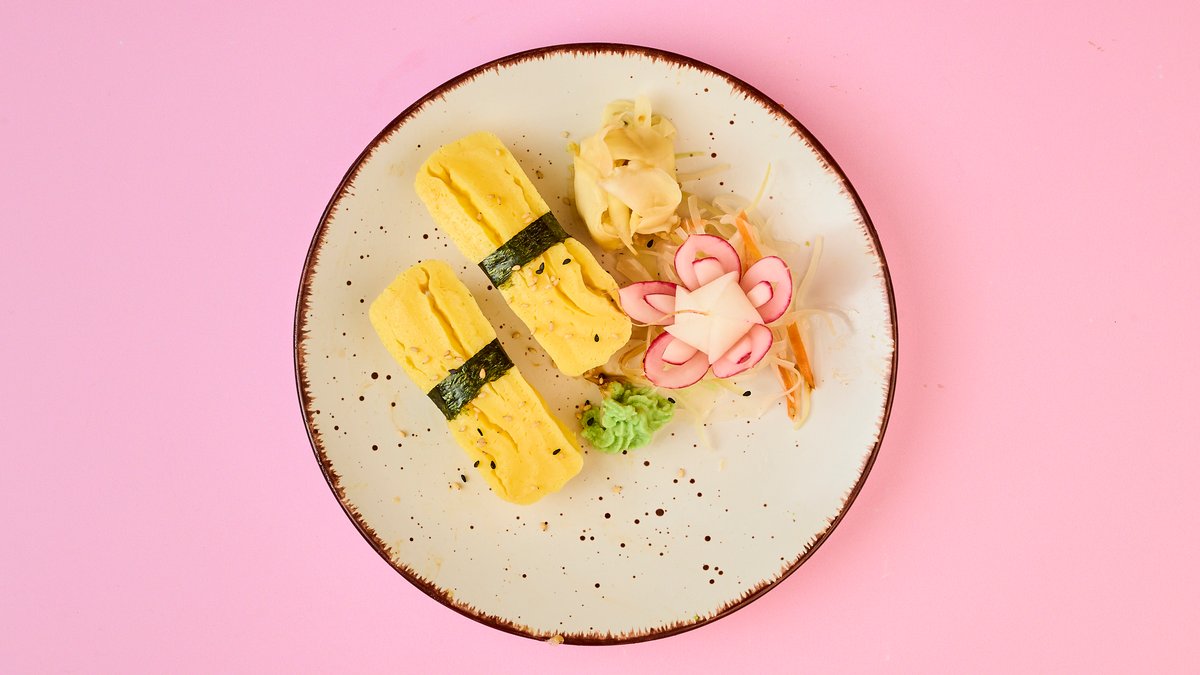 803. Tamago Nigiri – with japanese omelette
