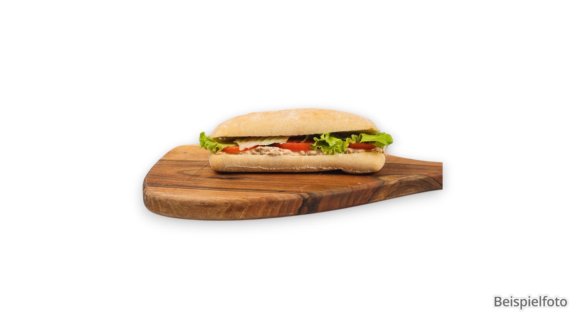 Tuna Melt Sensation Sandwich – mit Thunfisch, Sellerie, roten Zwiebeln, Salat, Tomaten, Che...